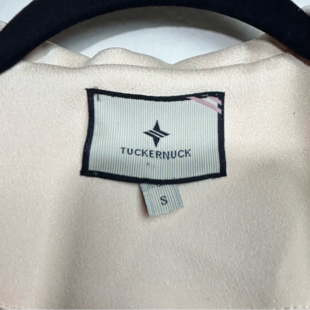Tuckernuck Cream V-Neck Bell Sleeve Blouse Size Small - Picture 2 of 9